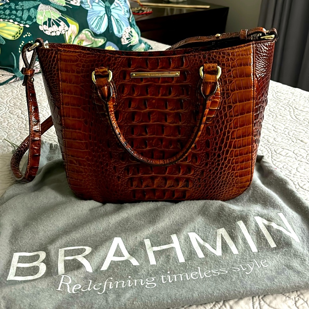 Brahmin satchel with strap